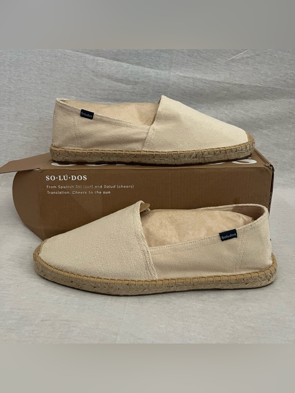 Soludos Original Espadrille Undyed Natural Canvas